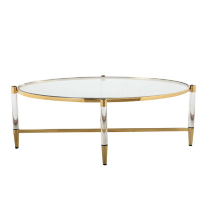 Luxury Oval Coffee Tables | Perigold